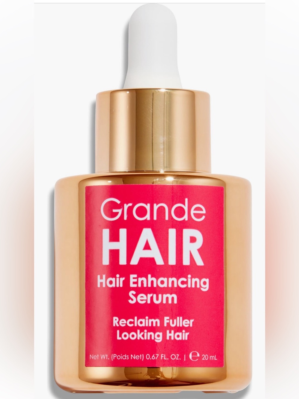 NIB Grande Cosmetics GrandeHAIR Hair Enhancing Serum 0.67 oz Full Size $69 Retai